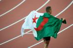 Algerian Athlete celebrating victory 