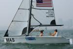 Malaysian Sailing Team in action