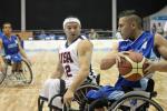 Wheelchair Basketball match - Colombia vs USA