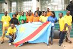 Athletes, coaches and youth co-ordinators from the Democratic Republic of Congo