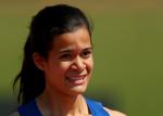 Veronica Hipolito of Brazil set World Record over 100m T38 at the IPC Athletics World Championships.