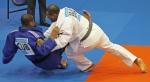Two judokas in competition