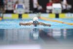 Colombia’s Nelson Crispin competes in the Men's 50m Butterfly S6 at the 2015 IPC Swimming World Championships in Glasgow, Great Britain