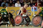 Canada’s Zak Madell competes at the Toronto 2015 Parapan American Games.