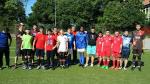 Children and coaches at the International Blinds Sports Federation (IBSA) Blind Football European Youth Camp in Hamburg, Germany.