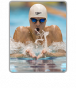 Athlete swimming.