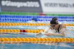 Jessica Long of the USA competes in the Women's 100m Breaststroke SB7 at the 2015 IPC Swimming World Championships in Glasgow, Great Britain.