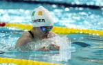 Nicole Turner swims breaststroke.