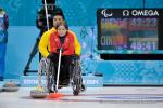 Aileen Neilson competes at the Sochi 2014 Paralympic Winter Games.