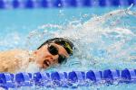 Mary Fisher of New Zealand competes in the Women's 100m Freestyle S11 final on day 8 of the Rio 2016 Paralympic Games