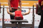 Nazmiye Muratli of Turkey competing at the 2015 IPC Powerlifting Open European Championships