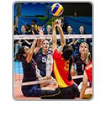 Sitting volleyball icon