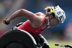 Manuela Schaer of Switzerland competes in the 800 meter - T54 Round 1 at the Rio 2016 Paralympic Games.