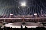 a stadium at night
