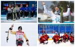 Para athletes competing in winter sports