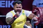 Athlete celebrating in Para powerlifting competition