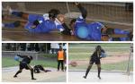 goalball players in action