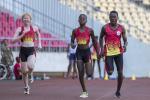 Athletes take part in Para athletics activiy in Luanda, Angola