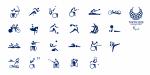 the 23 official sport pictograms of the Tokyo 2020 Paralympic Games
