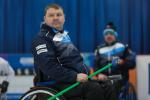 male wheelchair curler David Melrose