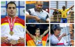 Picture collage of five athletes nominated for an honour