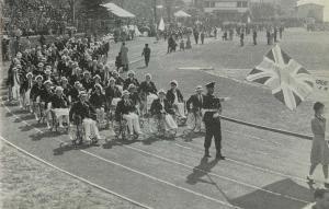 UK team in the opening ceremony of the Paralympic Games in Tokyo 1964