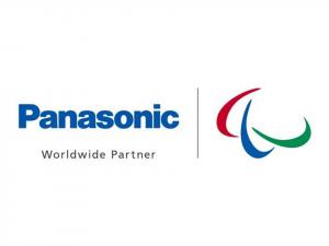The emblems of the IPC and Worldwide Paralympic Partner Panasonic