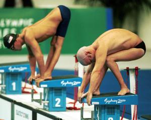 Athletes in the pool, Sydney 2000 Paralympic Games