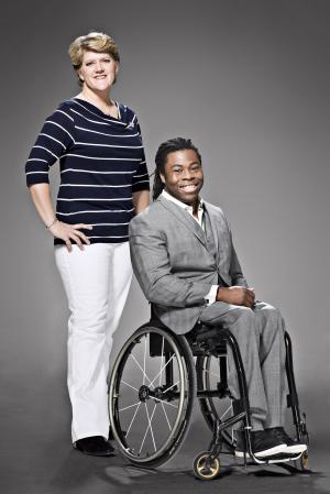 Channel 4 Ade Adepitan and Clare Balding