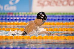 Sophie Pascoe competes in the Women's 200m Individual Medley SM10 at the 2015 IPC Swimming World Championships in Glasgow.