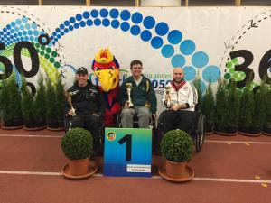 Luke Cain from Australia, Michael Johnson from New Zealand and Ryan Cockbill from Great Britain.