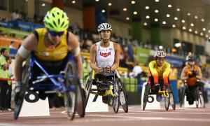 Hannah McFadden at the 2015 IPC Athletics World Championships, Doha