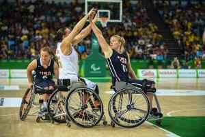 Mariska Beijer, Rose Hollermann - Netherlands - wheelchair basketball Mariska Beijer- Paralympic Athlete