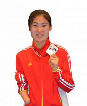 Yujie Li - taekwondo - cutout Yujie Li - Paralympic Athlete of the Month February 2019