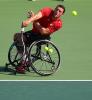 Wheelchair tennis sports icon